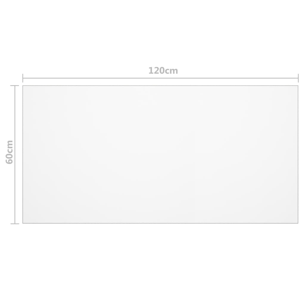 Protezione Tavolo Opaca 120x60 cm 2 mm PVC cod mxl 57529