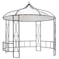 Gazebo 300x290 cm Bianco Rotondo cod mxl 66300