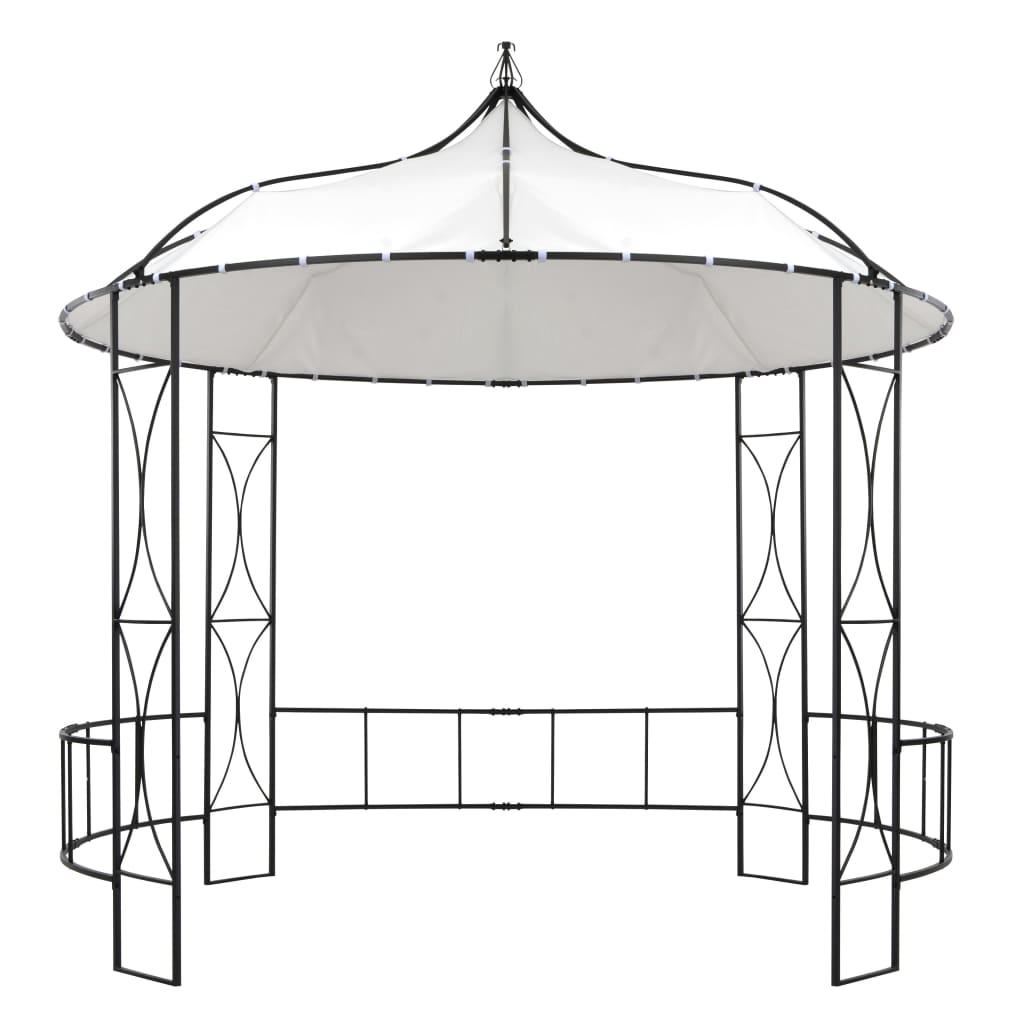 Gazebo 300x290 cm Bianco Rotondo cod mxl 66300