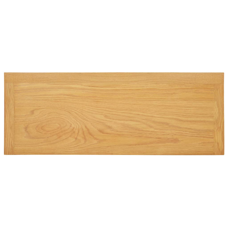 Tavolo Consolle 83x30x73 cm in Legno Massello di Rovere 288638