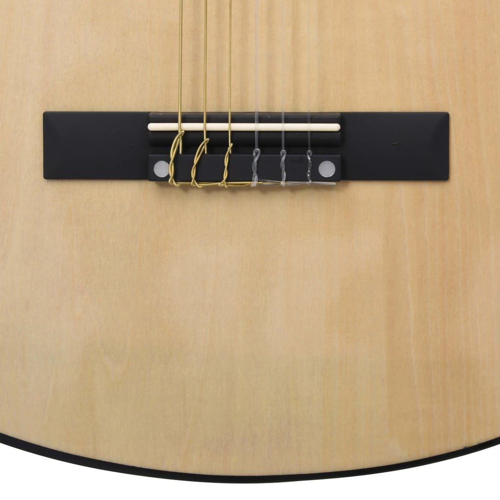 Chitarra Classica per Principianti Nera 4/4 39" in Tiglio    cod mxl 71092