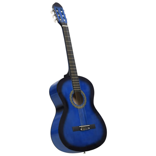 Chitarra Classica per Principianti Blu 4/4 39" in Tiglio 70108