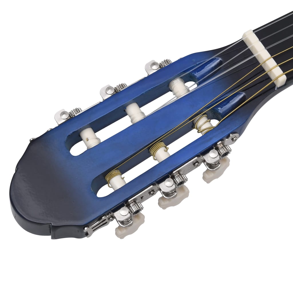 Chitarra Classica per Principianti Blu 4/4 39" in Tiglio 70108