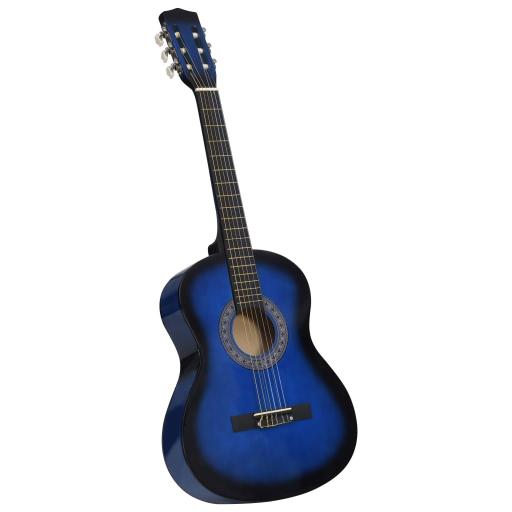 Chitarra Classica per Principianti e Bambini Blu 3/4 36" 70116