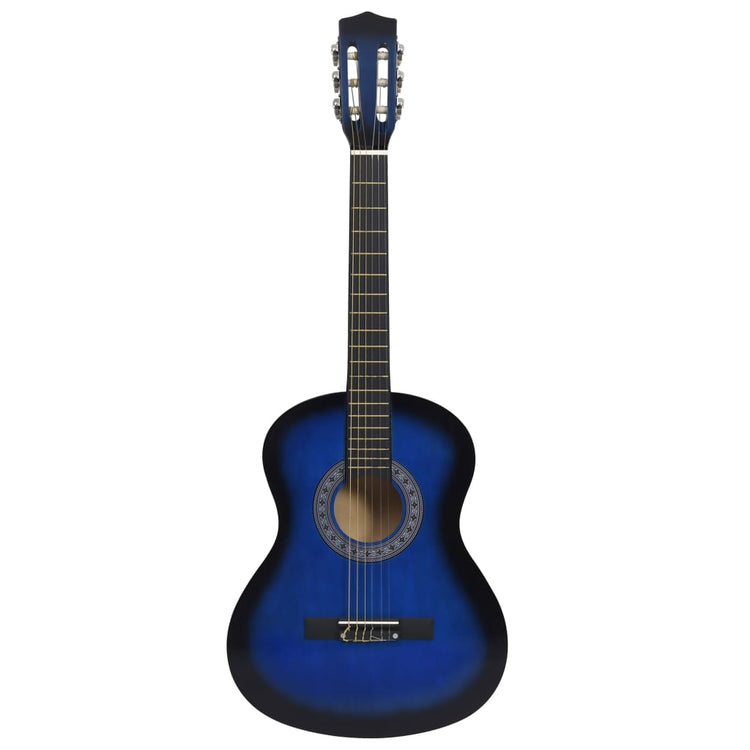 Chitarra Classica per Principianti e Bambini Blu 3/4 36" 70116