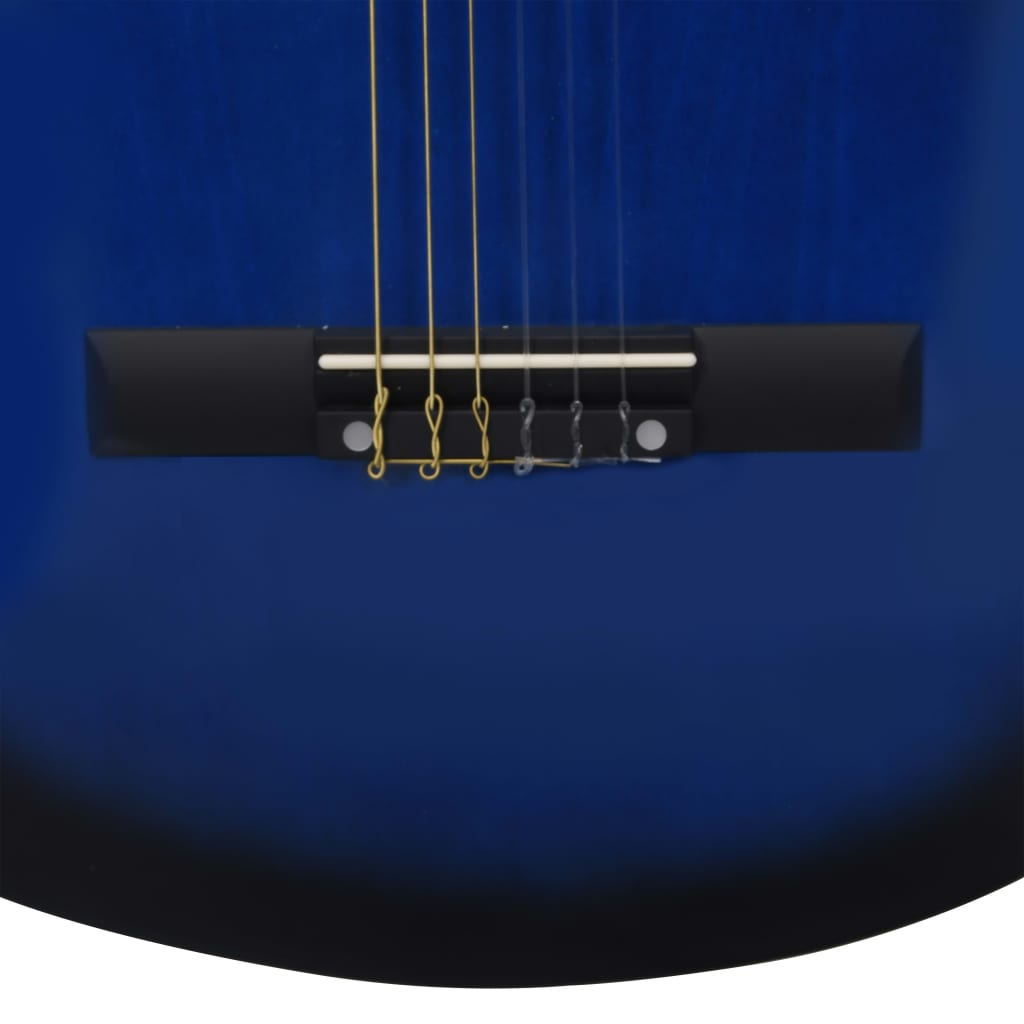 Chitarra Classica per Principianti e Bambini Blu 3/4 36" 70116