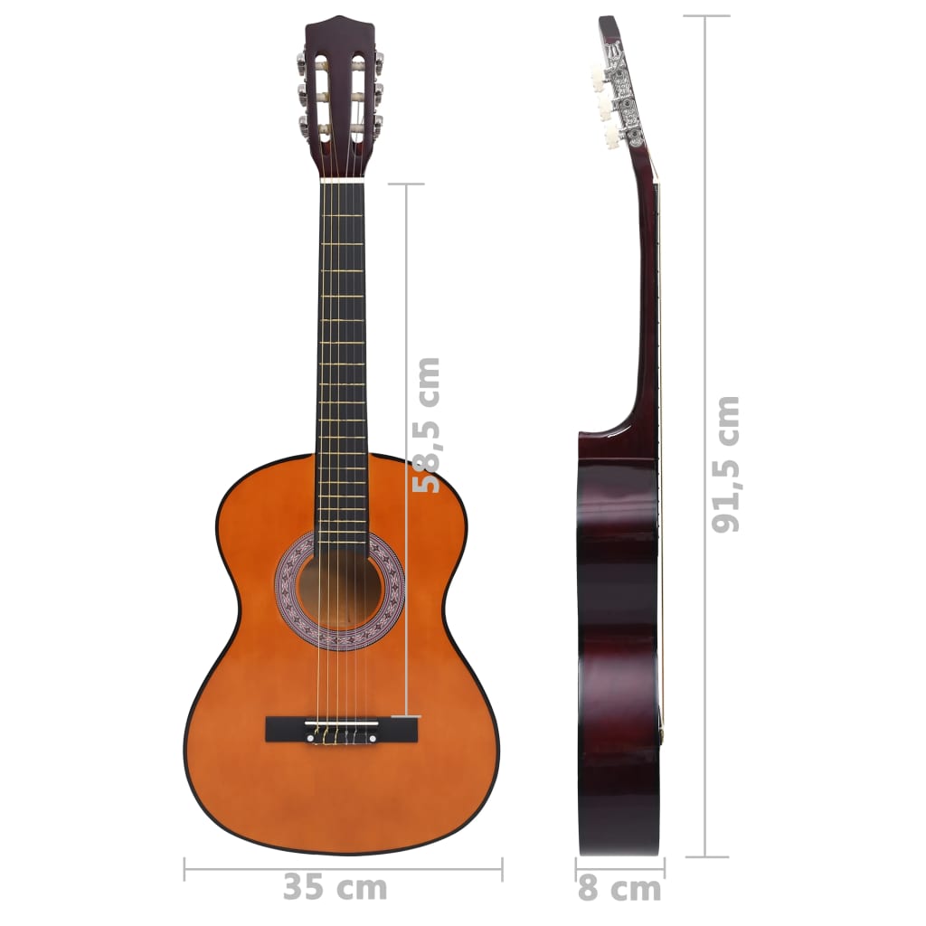 Chitarra Classica per Principianti e Bambini 3/4 36" in Tiglio 70120