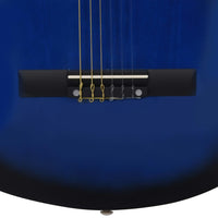 Chitarra Classica per Principianti e Bambini Blu 1/2 34" 70124