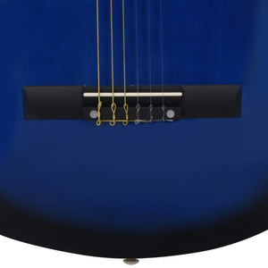 Chitarra Classica per Principianti e Bambini Blu 1/2 34" 70124