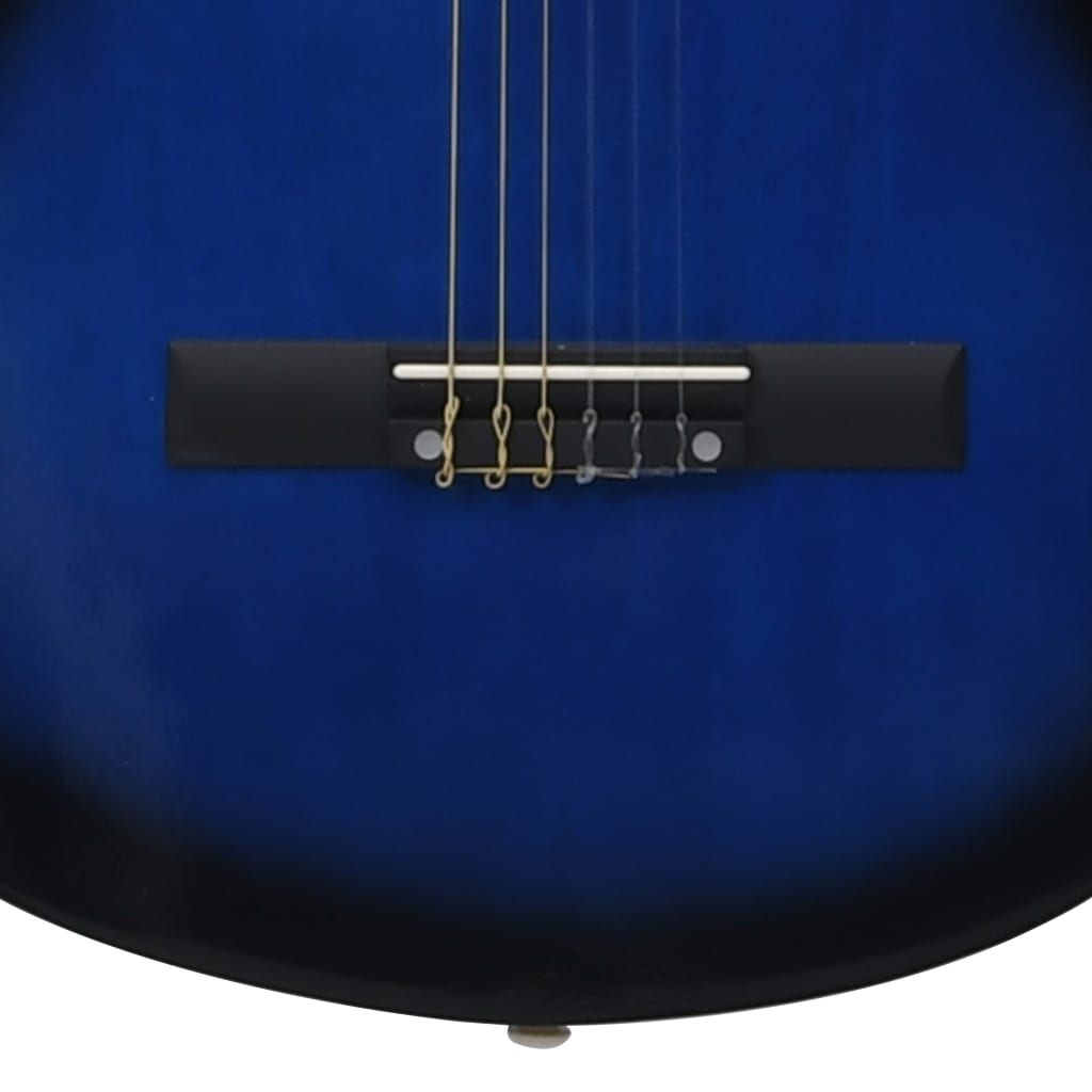 Chitarra Classica Cutaway Western 6 Corde 38" Blu Ombreggiato     cod mxl 75258