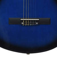 Chitarra Classica Cutaway Western 6 Corde 38" Blu Ombreggiato 70134