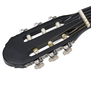 Set Chitarra Western 12 pz con Equalizzatore e 6 Corde Nera cod mxl 70179