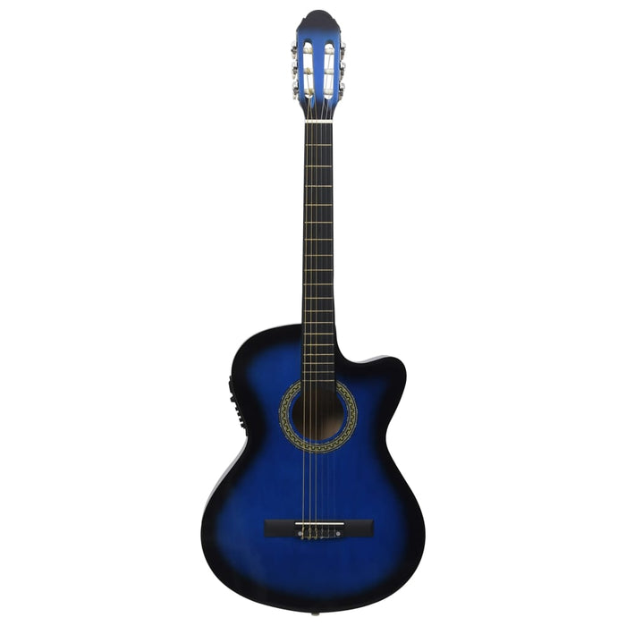 Chitarra Classica Western con Equalizzatore e 6 Corde Blu    cod mxl 63280