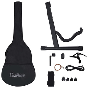 Set Chitarra Western 12 pz con Equalizzatore e 6 Corde Blu 70141