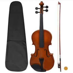 Set Completo Violino con Arco e Mentoniera Naturale 4/4 70142