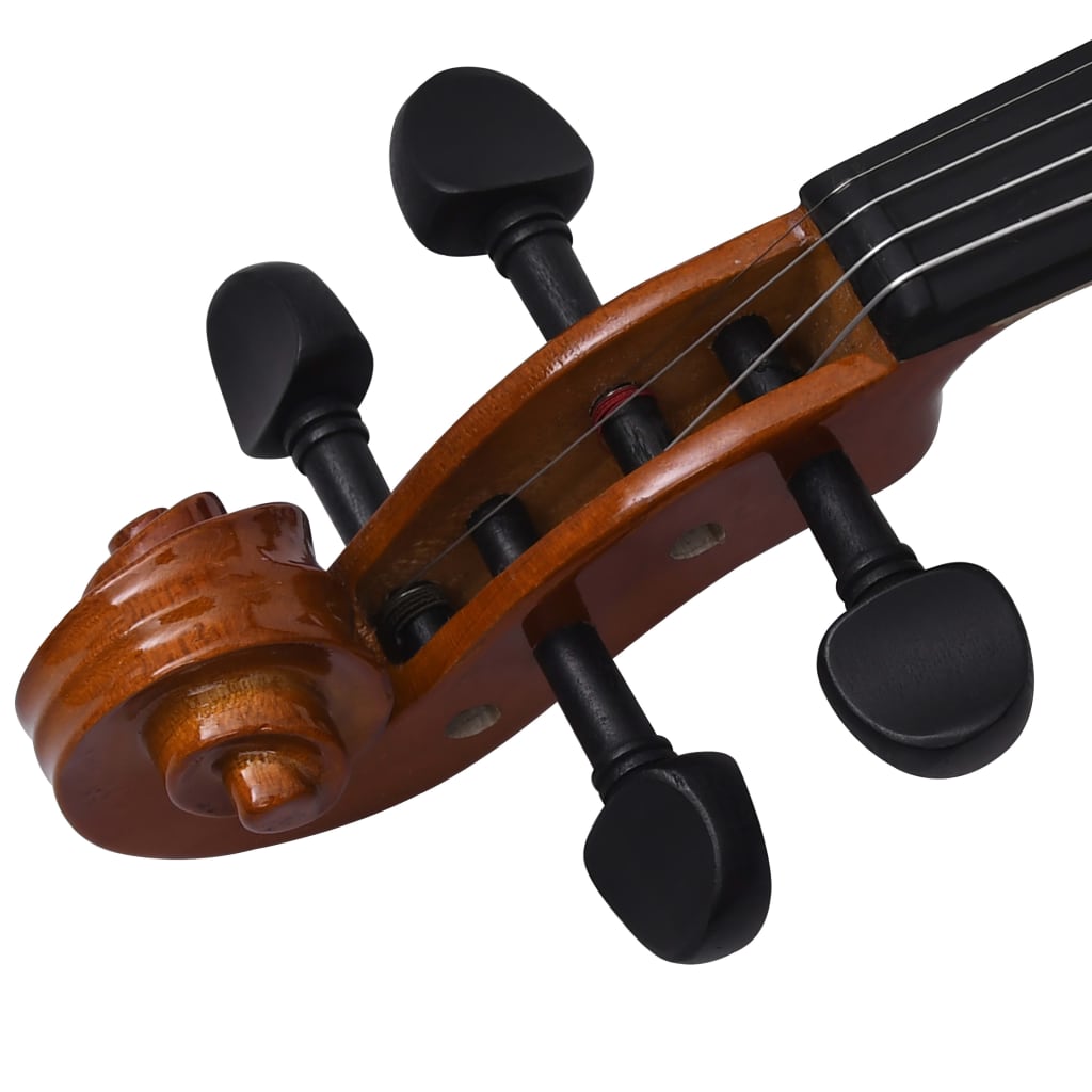 Set Completo Violino con Arco e Mentoniera Legno Scuro 4/4 70142