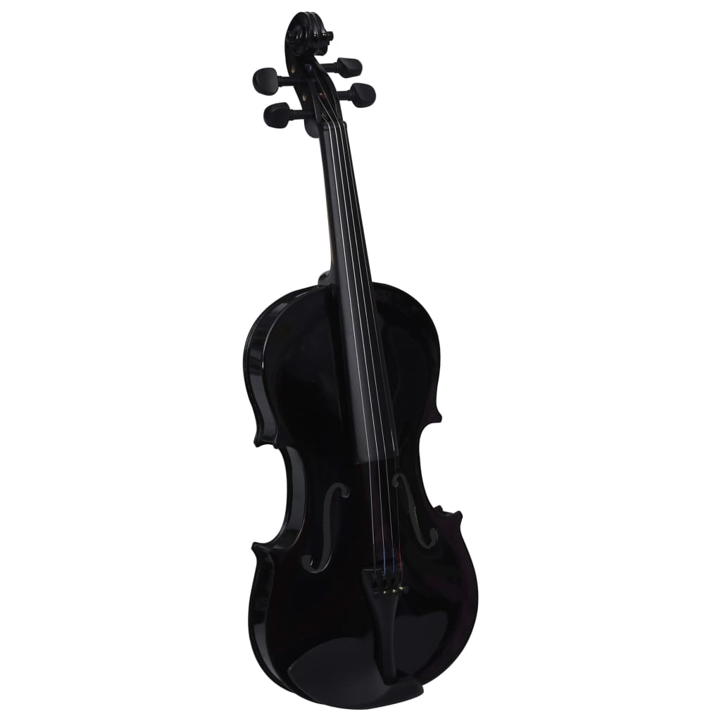 Set Completo Violino con Arco e Mentoniera Nero 4/4 70143