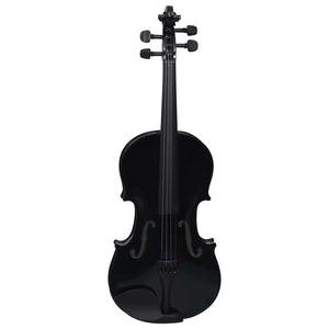 Set Completo Violino con Arco e Mentoniera Nero 4/4 70143