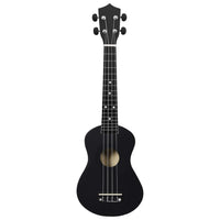 Set Ukulele Soprano con Borsa per Bambini Nera 23" 70152