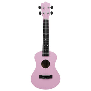 Set Ukulele Soprano con Borsa per Bambini Rosa 23" 70153