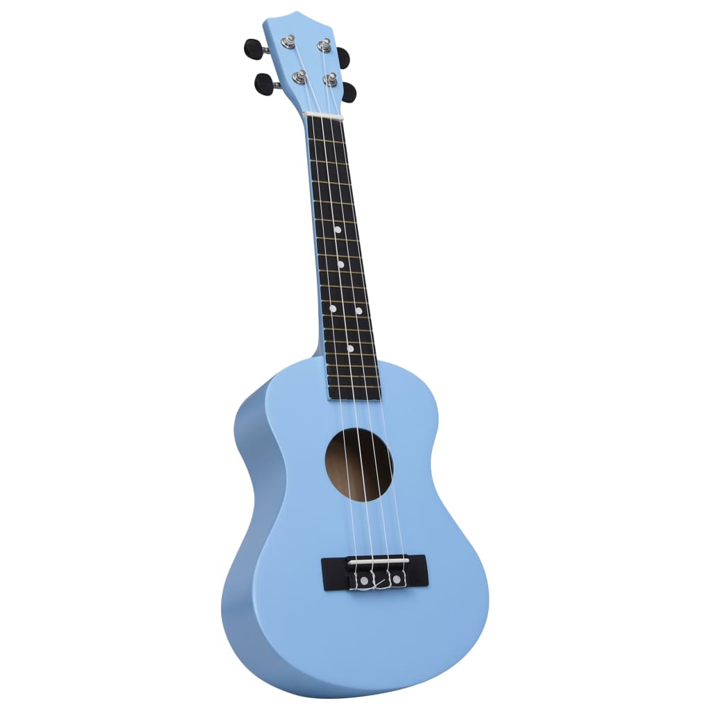 Set Ukulele Soprano con Borsa per Bambini Blu Baby 23" cod mxl 69465