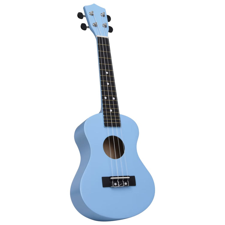 Set Ukulele Soprano con Borsa per Bambini Blu Baby 23" cod mxl 69465