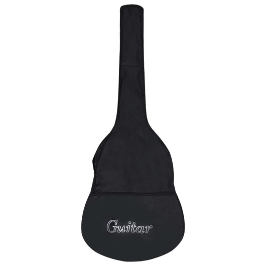 Custodia per Chitarra Classica 4/4 Nera 100x37 cm in Tessuto