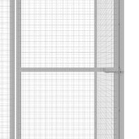 Gabbia per Gatti 1,5x1,5x1,5 m in Acciaio Zincato 146356