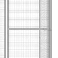 Gabbia per Gatti 3x1,5x1,5 m in Acciaio Zincato 146357