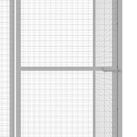 Gabbia per Gatti 4,5x1,5x1,5 m in Acciaio Zincato 146358