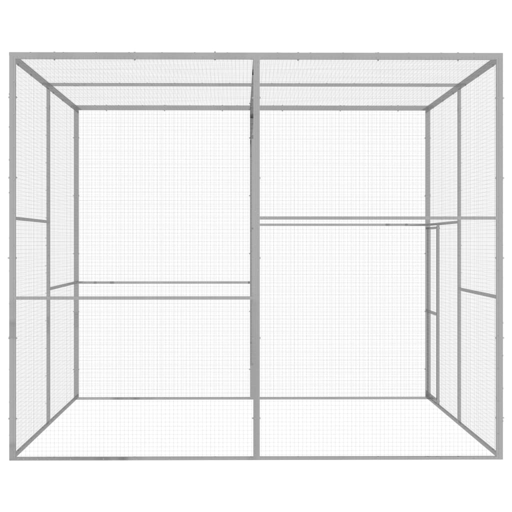 Gabbia per Gatti 3x3x2,5 m in Acciaio Zincato 146361