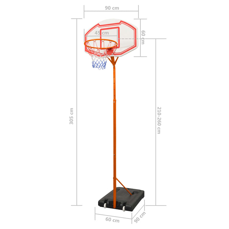 Set Canestro da Basket 305 cm 92450