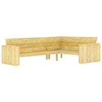 Set Divani da Giardino 3 pz in Legno di Pino Impregnato 3053192