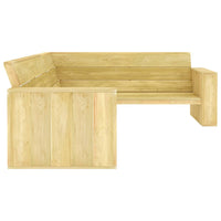 Set Divani da Giardino 3 pz in Legno di Pino Impregnato 3053192