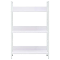 Libreria a 3 Ripiani Bianca 60x27,6x90,5 cm in Truciolato cod mxl 11805