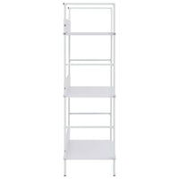 Libreria a 3 Ripiani Bianca 60x27,6x90,5 cm in Truciolato cod mxl 11805