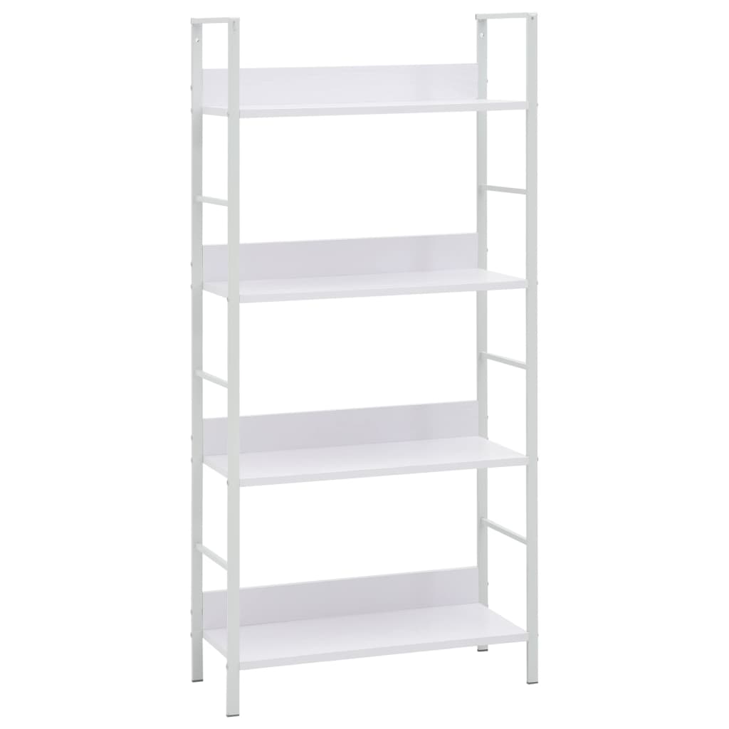 Libreria a 4 Ripiani Bianca 60x27,6x124,5 cm in Truciolato cod mxl 6936