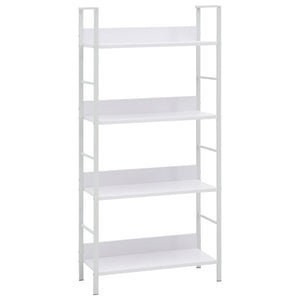 Libreria a 4 Ripiani Bianca 60x27,6x124,5 cm in Truciolato cod mxl 6936