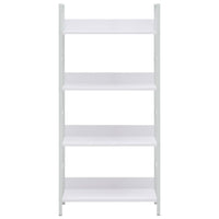 Libreria a 4 Ripiani Bianca 60x27,6x124,5 cm in Truciolato cod mxl 6936