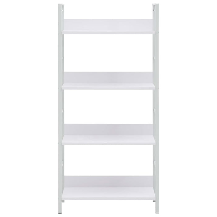 Libreria a 4 Ripiani Bianca 60x27,6x124,5 cm in Truciolato cod mxl 6936