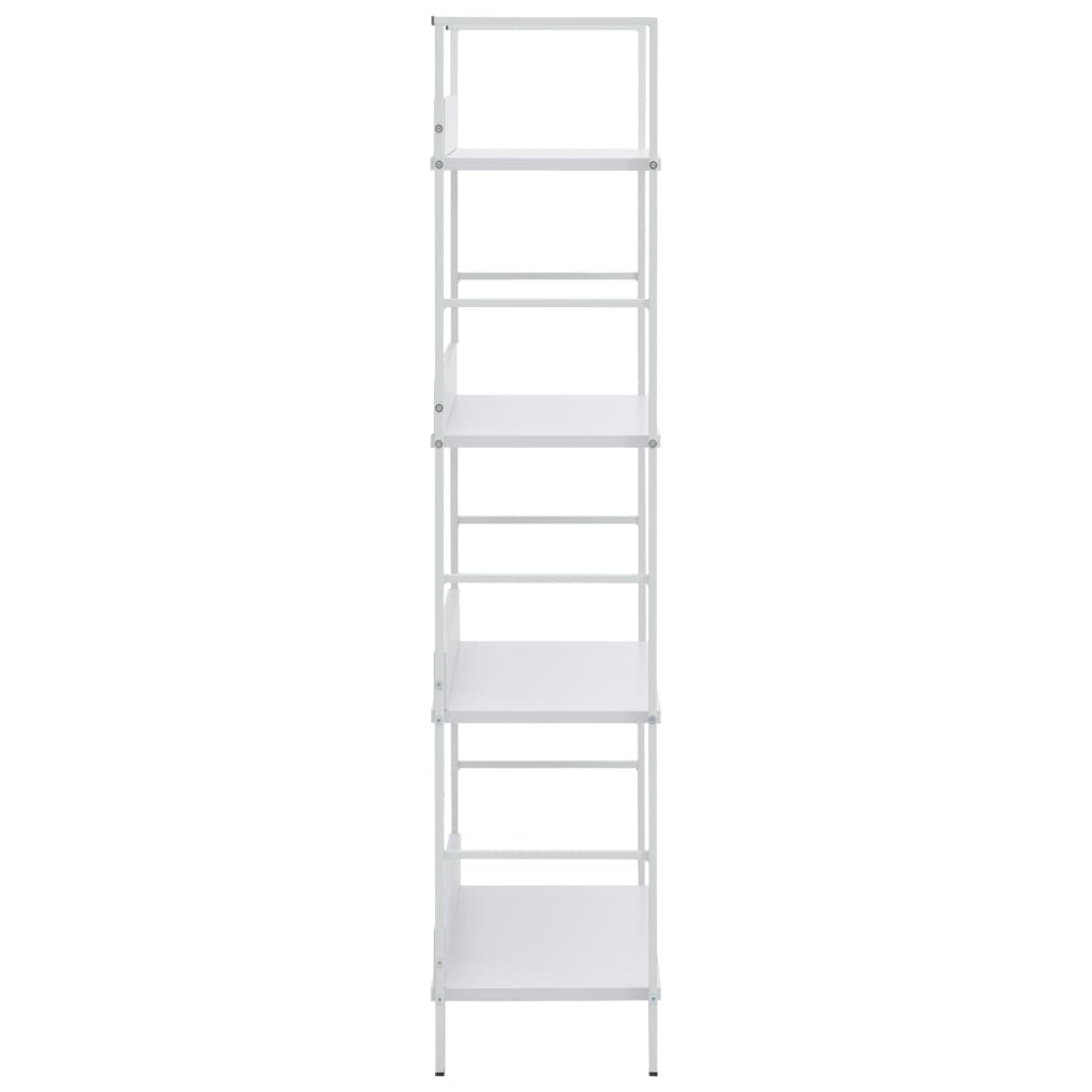 Libreria a 4 Ripiani Bianca 60x27,6x124,5 cm in Truciolato cod mxl 6936