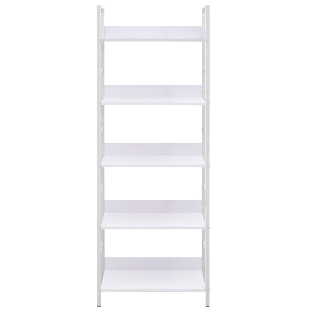 Libreria a 5 Ripiani Bianca 60x27,6x158,5 cm in Truciolato cod mxl 7539