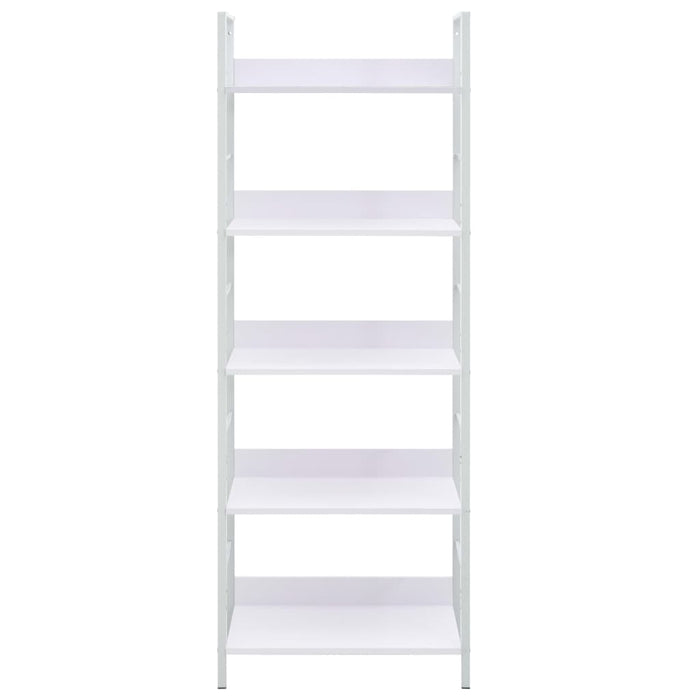 Libreria a 5 Ripiani Bianca 60x27,6x158,5 cm in Truciolato cod mxl 7539