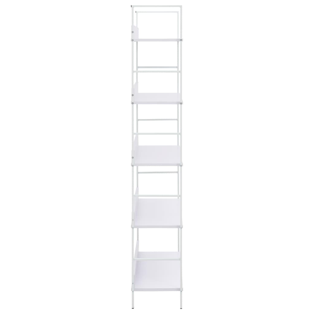 Libreria a 5 Ripiani Bianca 60x27,6x158,5 cm in Truciolato cod mxl 7539