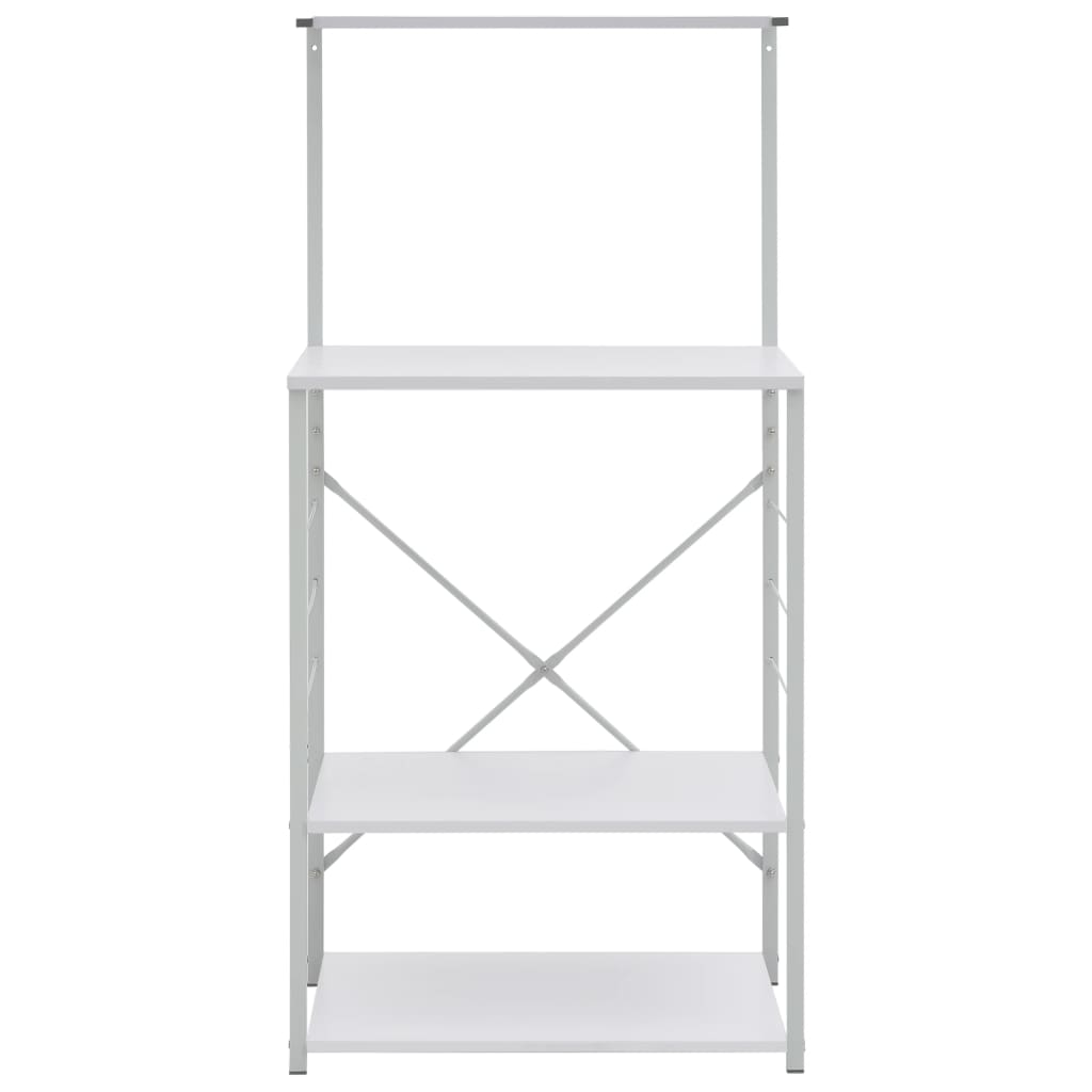 Mobile per Microonde Bianco 60x39,6x123 cm Legno Multistratocod mxl 127417