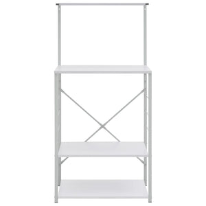 Mobile per Microonde Bianco 60x39,6x123 cm Legno Multistratocod mxl 127417