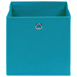 Scatole 10 pz Blu Baby 32x32x32 cm in Tessuto cod mxl 48204