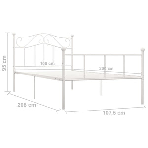 Giroletto Bianco in Metallo 100x200 cm cod mxl 48549