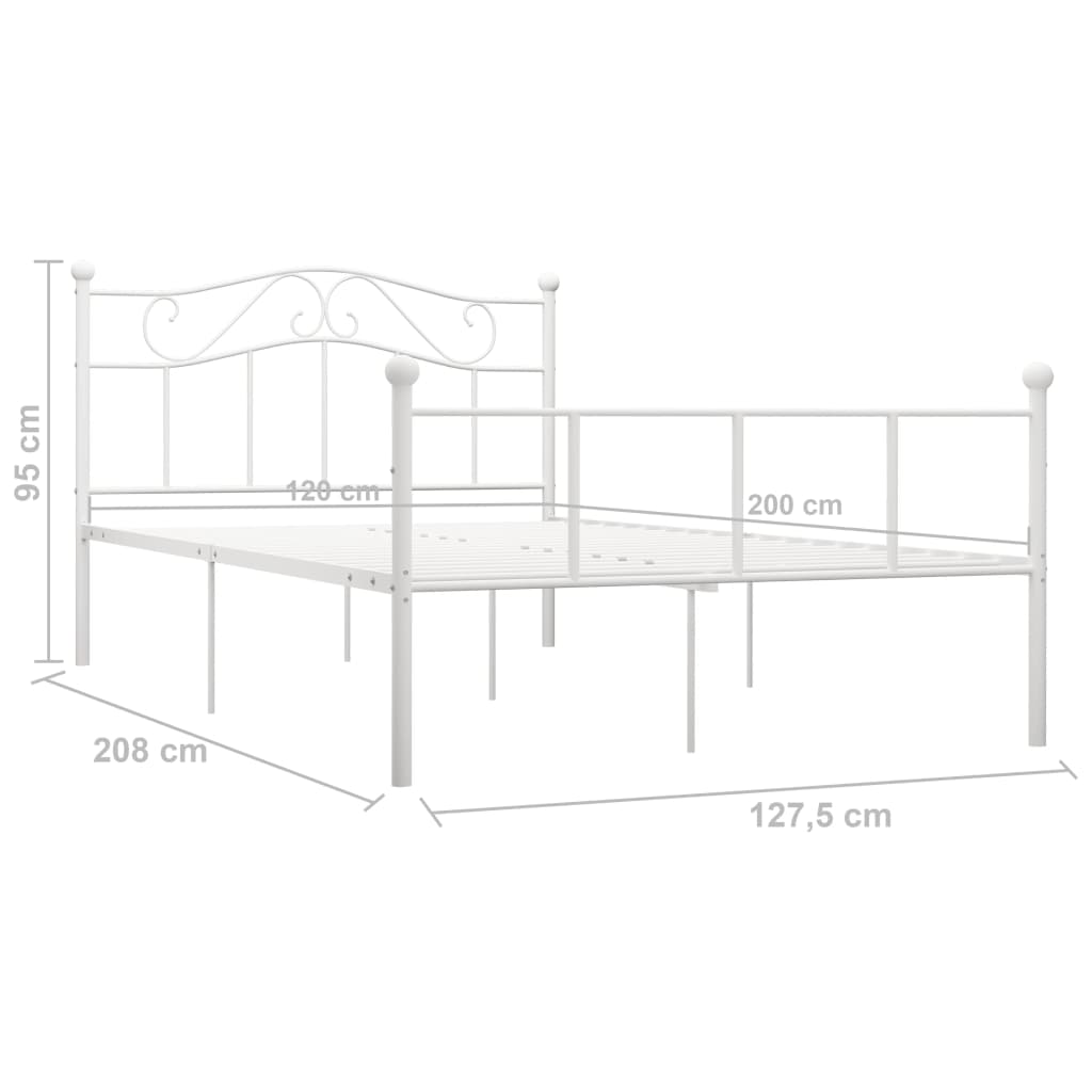 Giroletto Bianco in Metallo 120x200 cm cod mxl 41622