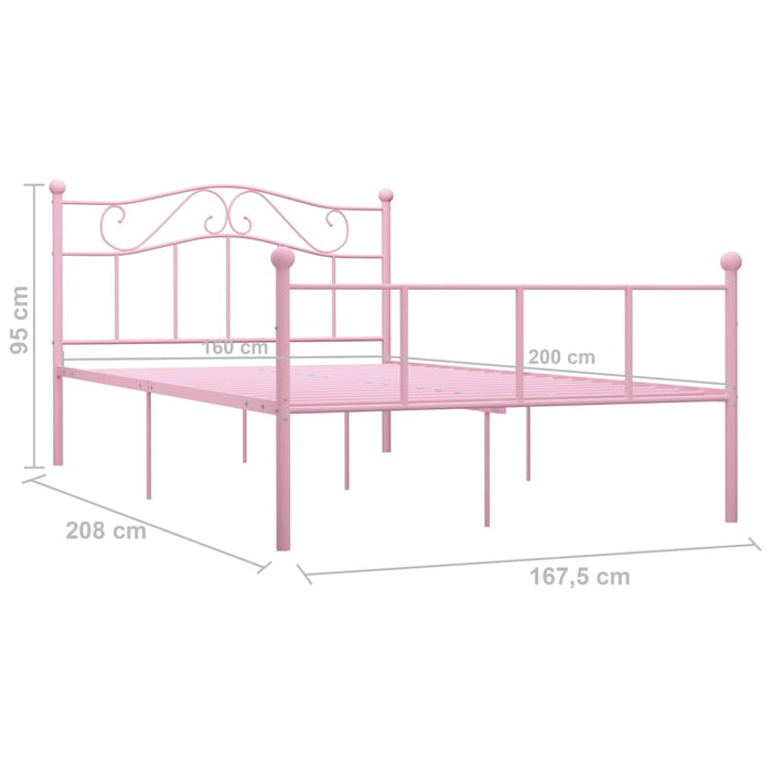 Giroletto Rosa in Metallo 160x200 cm cod mxl 62548